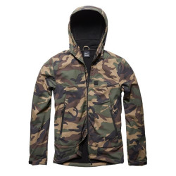 Maskáčová softshell bunda US WOODLAND