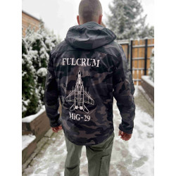 Funkčná Softshell Bunda Dark Camo Mig-29
