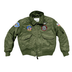 Detská Letecká Bomber Bunda Forsage CWU Tomcat F-14