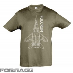 Detské tričko MiG Fulcrum ARMY