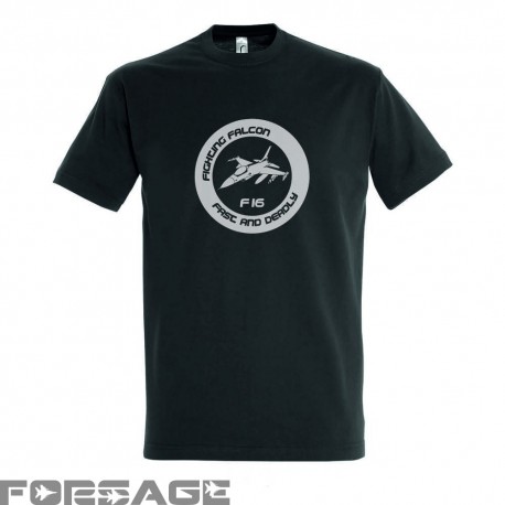 T-shirt Forsage F-16 version 3