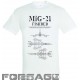 T-shirt Forsage MiG-21 Tech