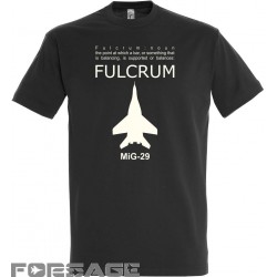 T-shirt MiG-29 Fulcrum Black
