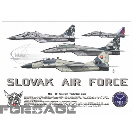 Poster A3 MiG-29 limited