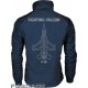 Fleece Flight Jacket Forsage F-16 Fighting Falcon Blue